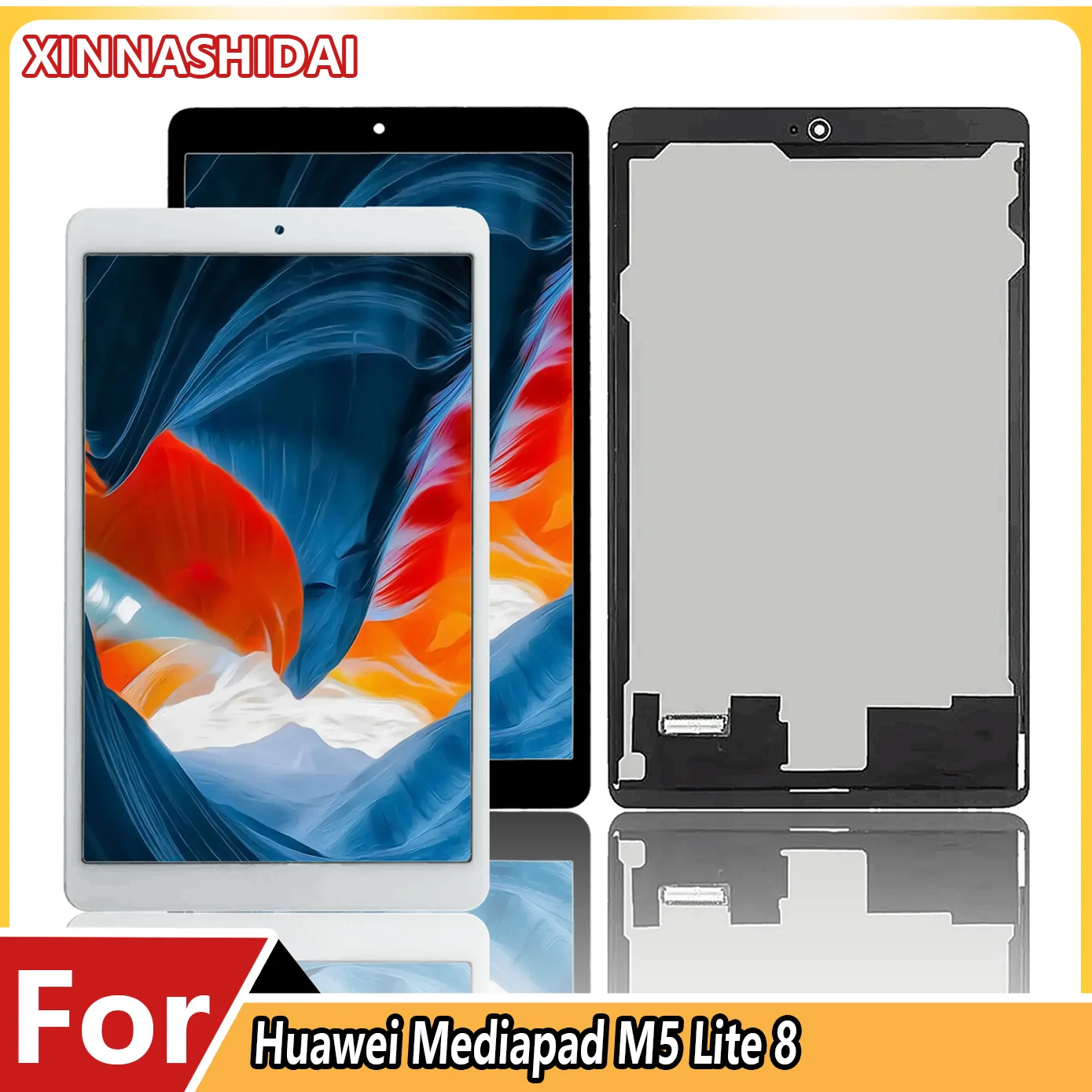 LCD For Huawei Mediapad M5 Lite 8 2019 JDN2-W09 JDN2-AL00 JDN2-L09 LCD Display Touch panel Digitizer Assembly Replacement Parts
LCD For Huawei Mediapad M5 Lite 8 2019 JDN2-W09 JDN2-AL00 JDN2-L09 LCD Display Touch panel Digitizer Assembly Replacement Parts