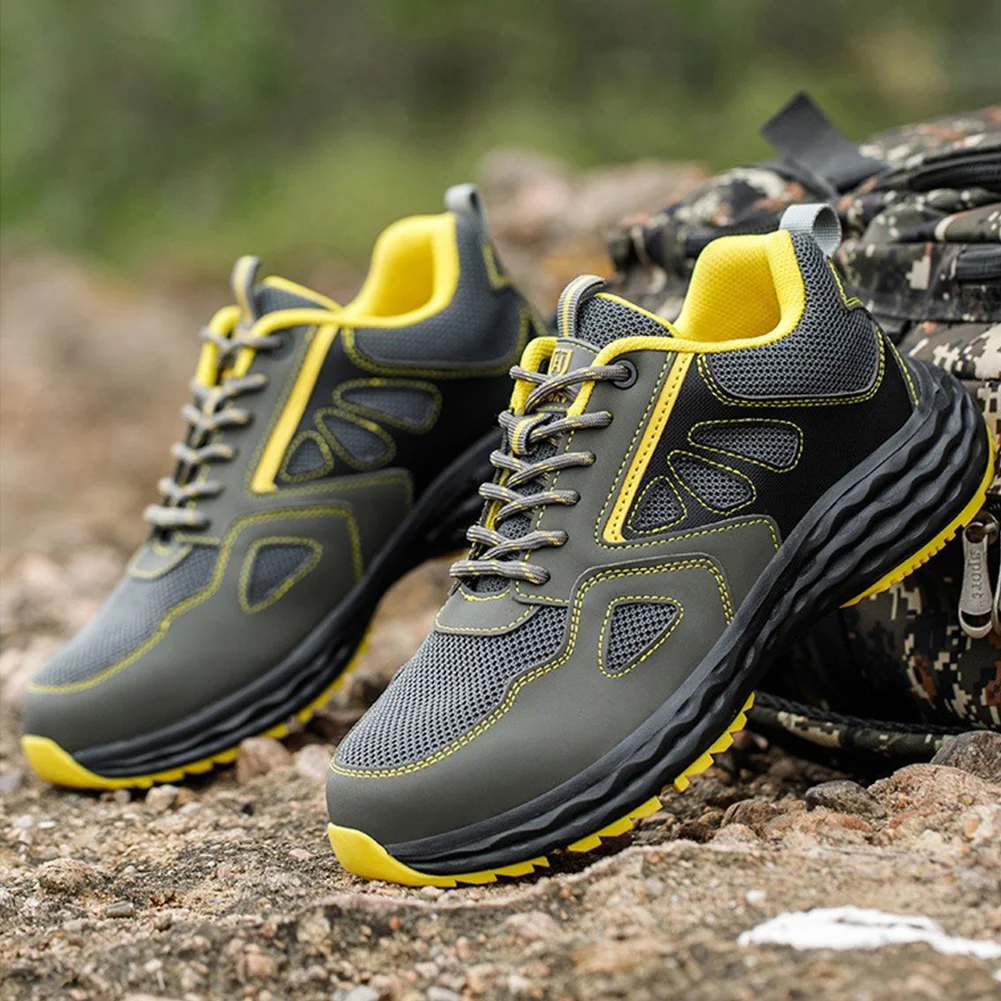 Men Lightweight Work Sneakers Non-Slip Labour Safety Shoes Puncture Resistant Indestructible Work Shoes Outdoor Shoes
Men Lightweight Work Sneakers Non-Slip Labour Safety Shoes Puncture Resistant Indestructible Work Shoes Outdoor Shoes