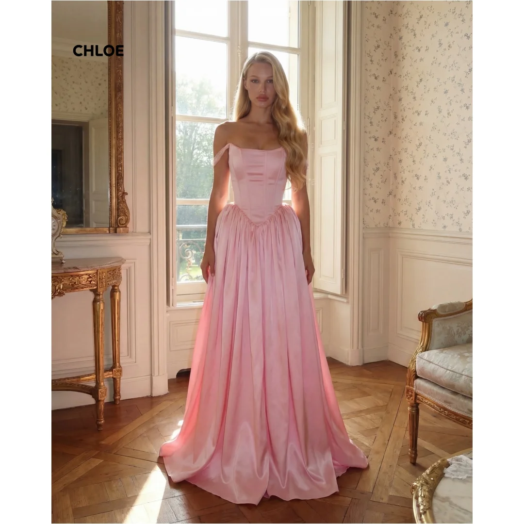 Sleeveless Luxury Elegant Party Dresses for Wedding Woman Customized Pink Line A Ball Gown Dress Satin Formal Occasion Dresses
Sleeveless Luxury Elegant Party Dresses for Wedding Woman Customized Pink Line A Ball Gown Dress Satin Formal Occasion Dresses