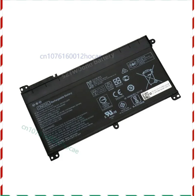 Новый аккумулятор ON03XL TPN-W118 HSTNN-UB6W915486-855 для HP Pavilion m3-uClippers
Новый аккумулятор ON03XL TPN-W118 HSTNN-UB6W915486-855 для HP Pavilion m3-uClippers