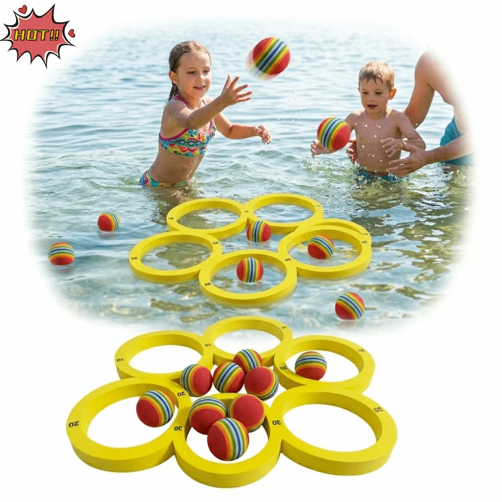 EVA Foam Water Ring Toss Game Floating Target Scoring Design Pool Toss Toy Soft Touch Ring Toss Outdoor Water Toy Beach Party
EVA Foam Water Ring Toss Game Floating Target Scoring Design Pool Toss Toy Soft Touch Ring Toss Outdoor Water Toy Beach Party