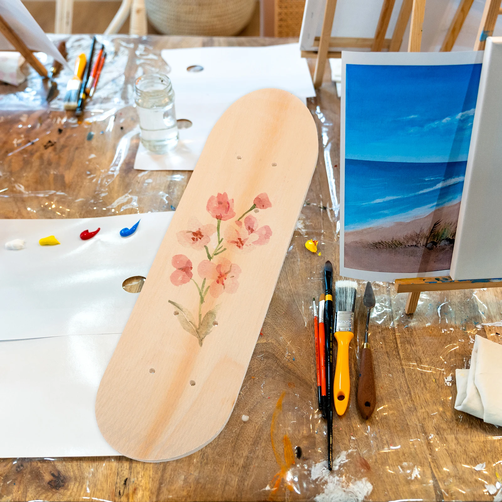 Children's Skateboard Deck Unfinished Paint Your Own Whiteboard Blank Sketeboard Wooden Plain Only
Children's Skateboard Deck Unfinished Paint Your Own Whiteboard Blank Sketeboard Wooden Plain Only