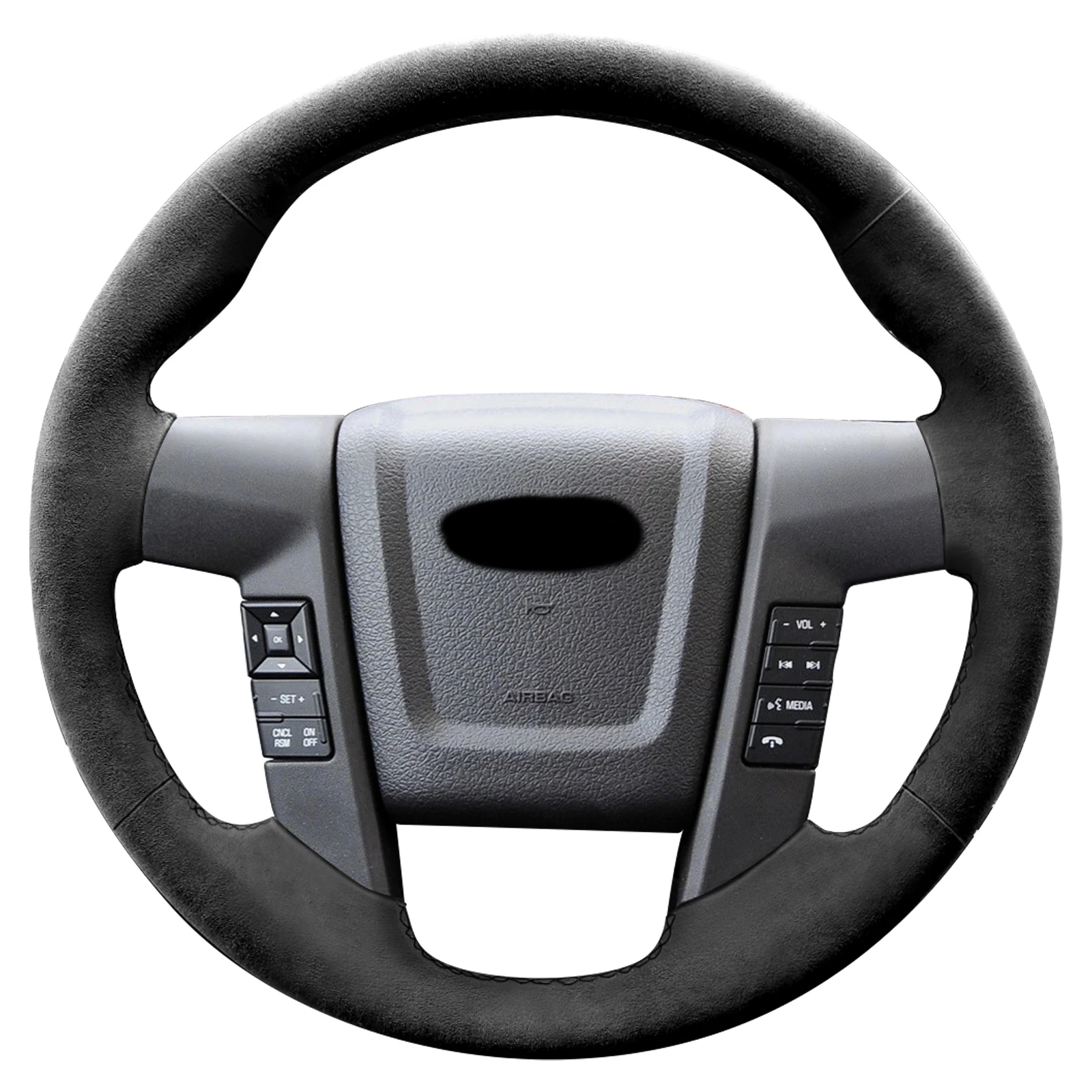 Alfanxi Hand Stitch Alcantara Steering Wheel Cover Compatible with Ford F-150 SVT Raptor 2010-2014
Alfanxi Hand Stitch Alcantara Steering Wheel Cover Compatible with Ford F-150 SVT Raptor 2010-2014