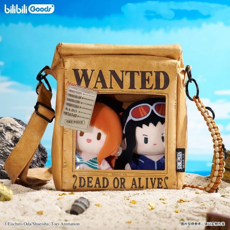 Genuine One Piece Wanted Poster Ita Bag Magnetic Buckle Kraft Paper Texture Multi-Function Storage Shoulder Bag Anime Backpack
Genuine One Piece Wanted Poster Ita Bag Magnetic Buckle Kraft Paper Texture Multi-Function Storage Shoulder Bag Anime Backpack