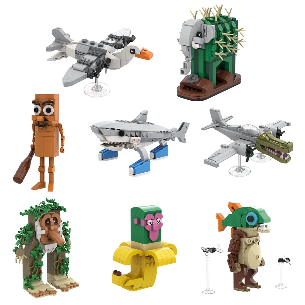 MOC AI мозговые животные Рисунок Tung tung sahur Строительные блоки Tralalero Tralala Bombardiro Crocodilo Brr Brr Patapim Brick
MOC AI мозговые животные Рисунок Tung tung sahur Строительные блоки Tralalero Tralala Bombardiro Crocodilo Brr Brr Patapim Brick