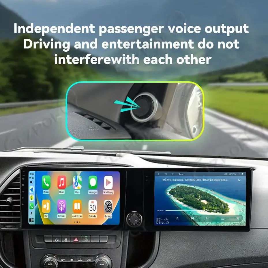 Car Radio 10.1 Inch Carplay For Mercedes-Benz Vito 2016-2022 Android 14 GPS Navigation HD Smart Large Screen Multimedia Player 
Car Radio 10.1 Inch Carplay For Mercedes-Benz Vito 2016-2022 Android 14 GPS Navigation HD Smart Large Screen Multimedia Player