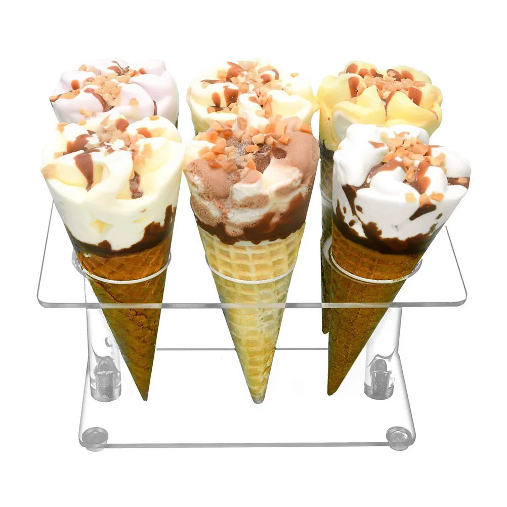 Cake Display Stand Acrylic 6 Holes Ice Cream Cone Holder DIY Wedding Dessert Display Acrylic Ice Cream Holder Rack
Cake Display Stand Acrylic 6 Holes Ice Cream Cone Holder DIY Wedding Dessert Display Acrylic Ice Cream Holder Rack