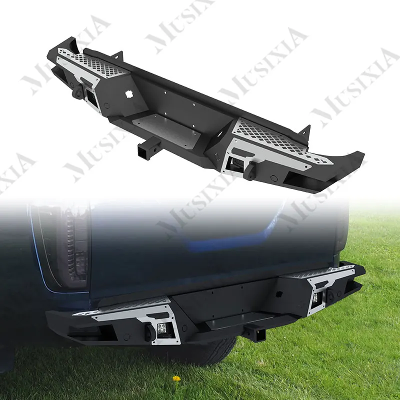 ODM OEM Off-road 4x4 Accessories Pickup Black Steel Rear Step Bumper For Nissan Navara 2021 2022
ODM OEM Off-road 4x4 Accessories Pickup Black Steel Rear Step Bumper For Nissan Navara 2021 2022