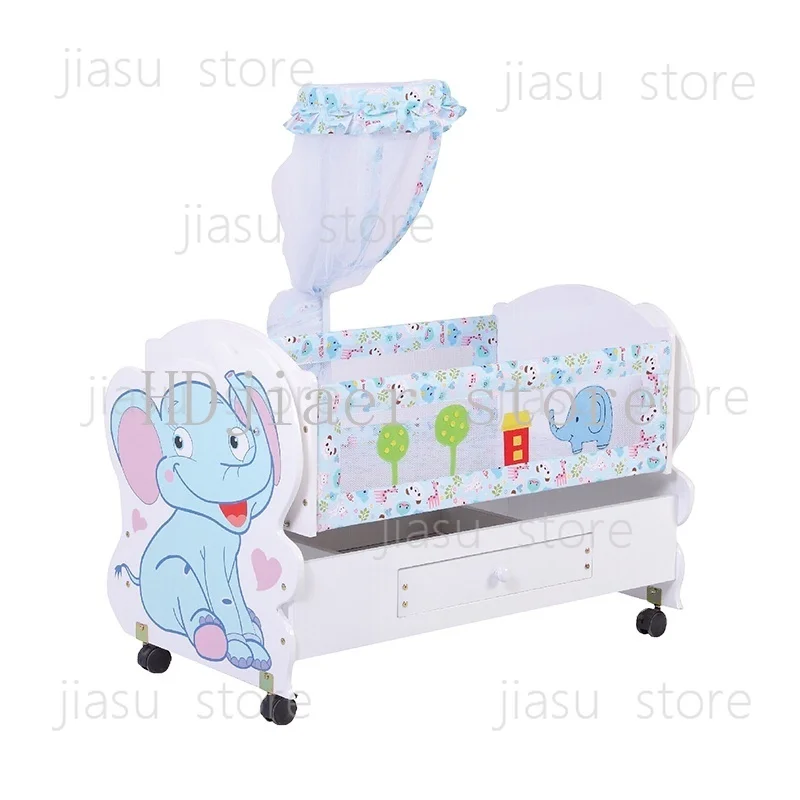 Classic Elephant-Pattern White Baby Wooden Cot/Crib - With Drawer & Mosquito Net | In Stock
Classic Elephant-Pattern White Baby Wooden Cot/Crib - With Drawer & Mosquito Net | In Stock