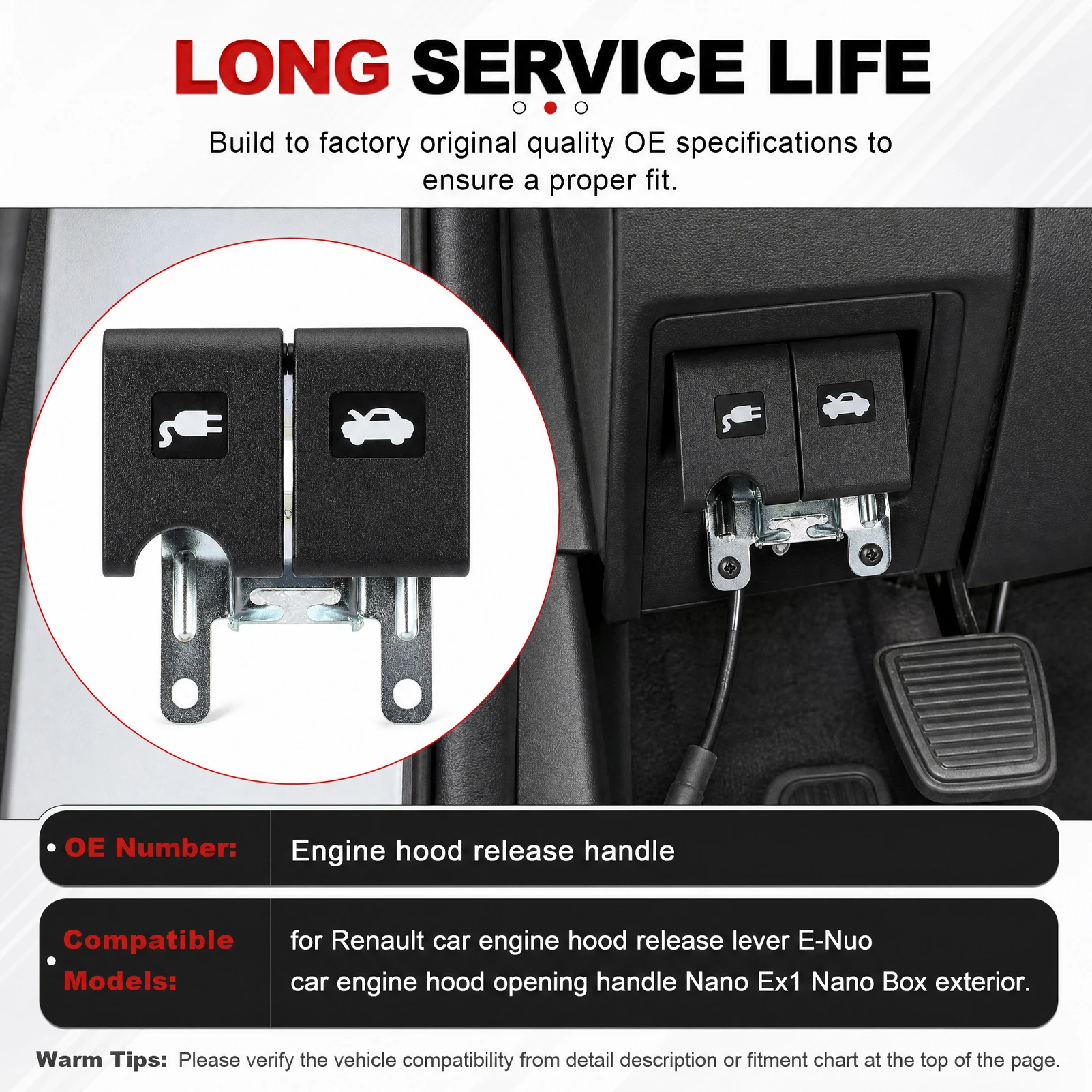 Car Engine Bonnet Release Lever Switch For Renault For E-Nuo Engine Hood Opening Handle For Ex1 For Nano For Box Exterior
Car Engine Bonnet Release Lever Switch For Renault For E-Nuo Engine Hood Opening Handle For Ex1 For Nano For Box Exterior