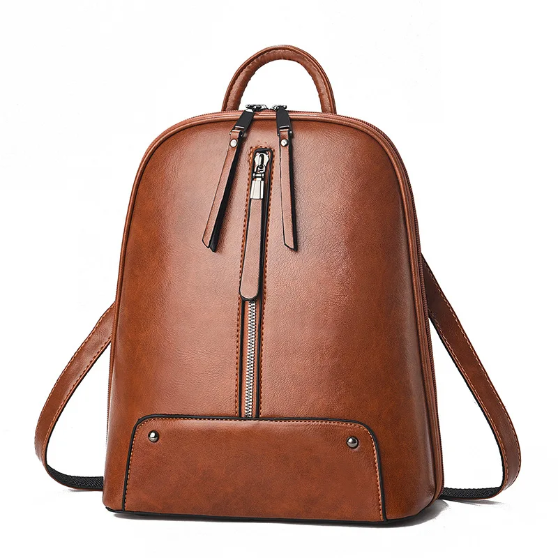 New High Quality Leather Backpack Women Large Capacity Travel Backpack Fashion School Bag for Teenage Girls Shoulder Bag Mochila
New High Quality Leather Backpack Women Large Capacity Travel Backpack Fashion School Bag for Teenage Girls Shoulder Bag Mochila
