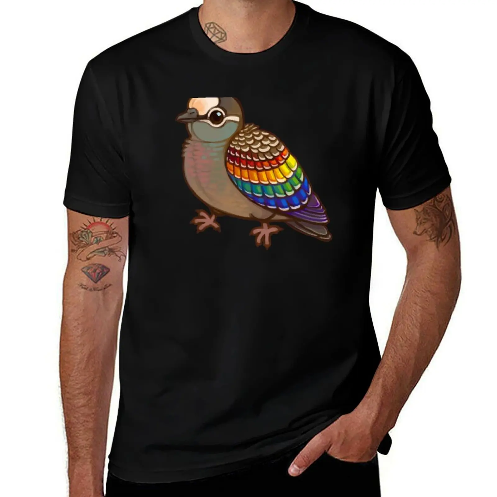 Pride Birds: Common Bronzewing T-Shirt summer clothes man t shirt shirts graphic mens graphic t-shirts
Pride Birds: Common Bronzewing T-Shirt summer clothes man t shirt shirts graphic mens graphic t-shirts