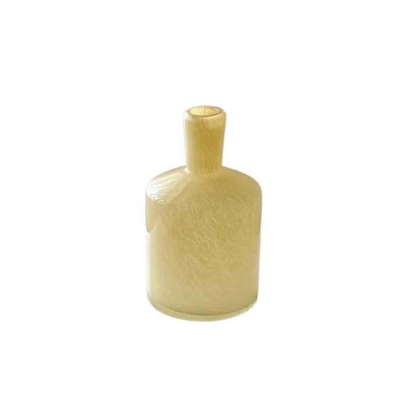 Fresh color scheme glazed fine mouth flower arrangement dining table surface small vase mini water flower dryer 
Fresh color scheme glazed fine mouth flower arrangement dining table surface small vase mini water flower dryer