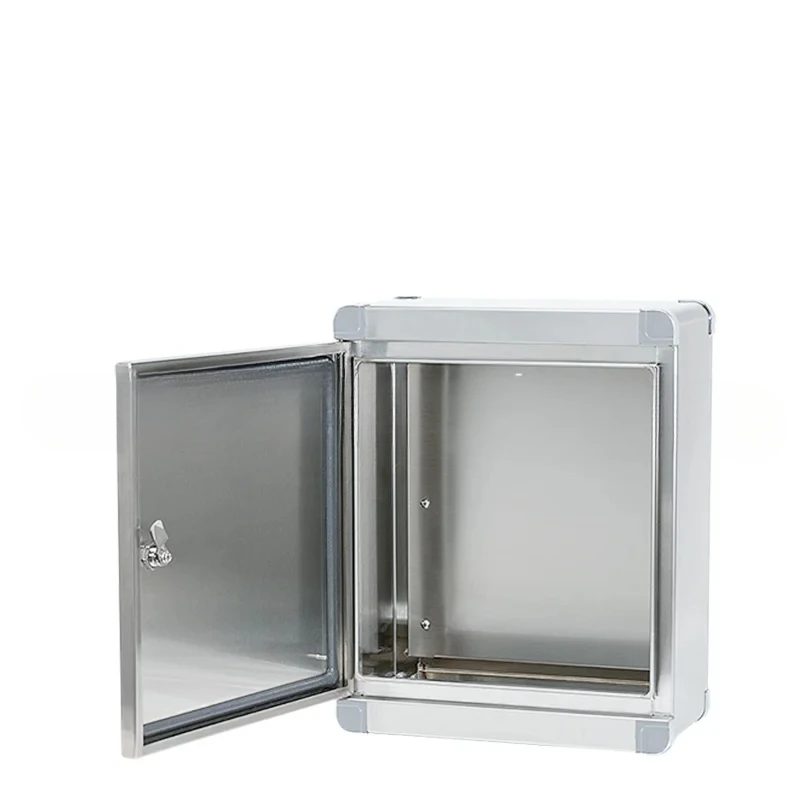 IP66 Outdoor 304 Stainless Steel Box Distribution Box, Outdoor Control, Waterproof Size Can Be Determined, Rainproof, and Angled
IP66 Outdoor 304 Stainless Steel Box Distribution Box, Outdoor Control, Waterproof Size Can Be Determined, Rainproof, and Angled