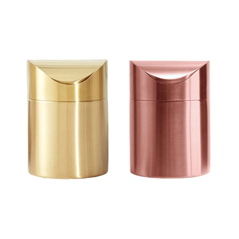 Modern Brushed Steel Mini Trash Can 1.50L with Swing Lid for Easy Use in Any Room
Modern Brushed Steel Mini Trash Can 1.50L with Swing Lid for Easy Use in Any Room
