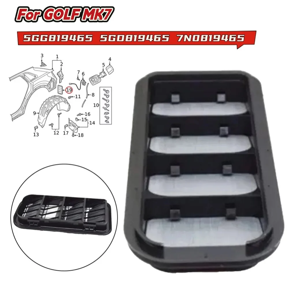 Car Rear Quarter Panel Ventilation Grille For GOLF MK7 2015-2021 5GG819465 5GD819465 7N0819465 Rear Bumper Fender Air Outlet
Car Rear Quarter Panel Ventilation Grille For GOLF MK7 2015-2021 5GG819465 5GD819465 7N0819465 Rear Bumper Fender Air Outlet