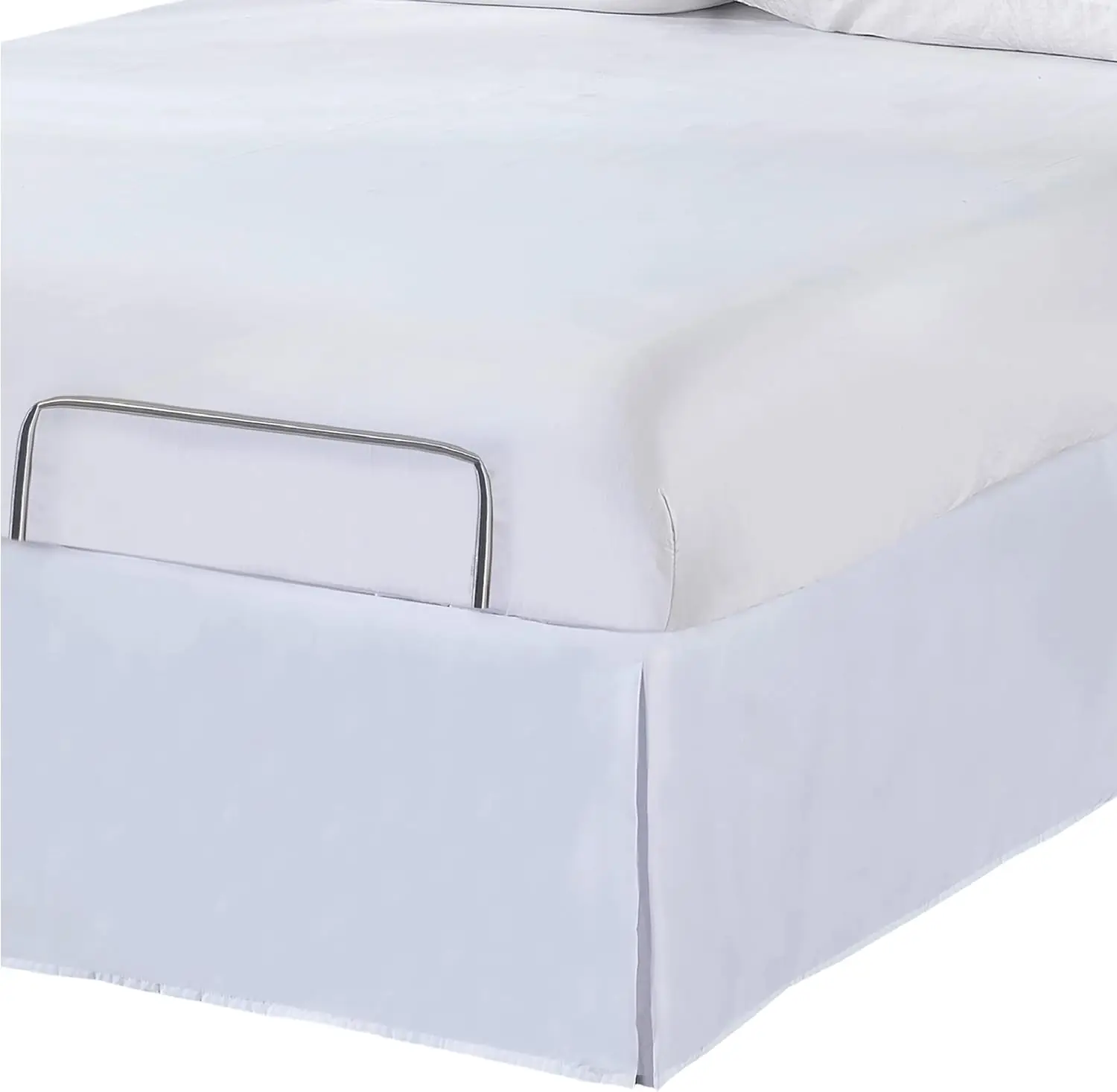 Wrap-Around Microfiber Bed Skirt For Adjustable Beds, Tailored Style, 15 H Drop Length, King, White
Wrap-Around Microfiber Bed Skirt For Adjustable Beds, Tailored Style, 15 H Drop Length, King, White