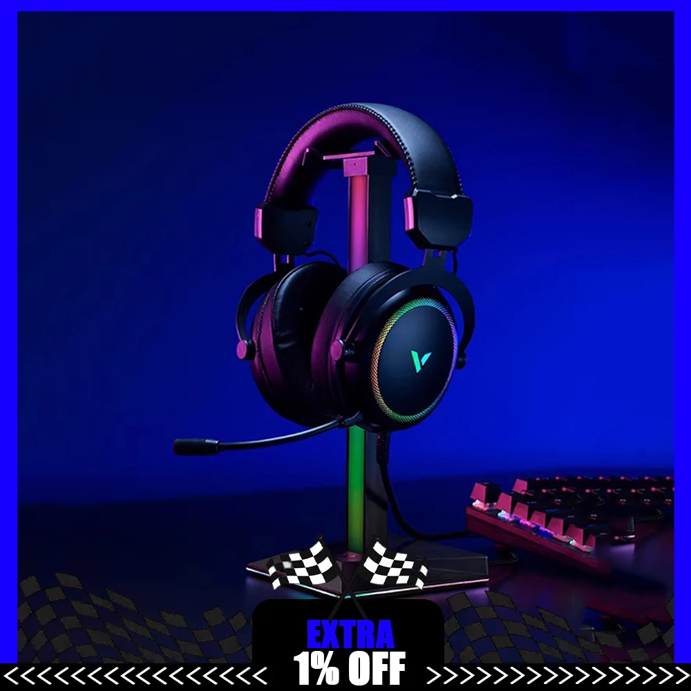 Наушники Rapoo VH300S с эффектом виртуального объемного звука 7.1, RGB-подсветкой, низкой задержкой, микрофоном с шумоподавлением и амбушюрами для геймеров
Наушники Rapoo VH300S с эффектом виртуального объемного звука 7.1, RGB-подсветкой, низкой задержкой, микрофоном с шумоподавлением и амбушюрами для геймеров