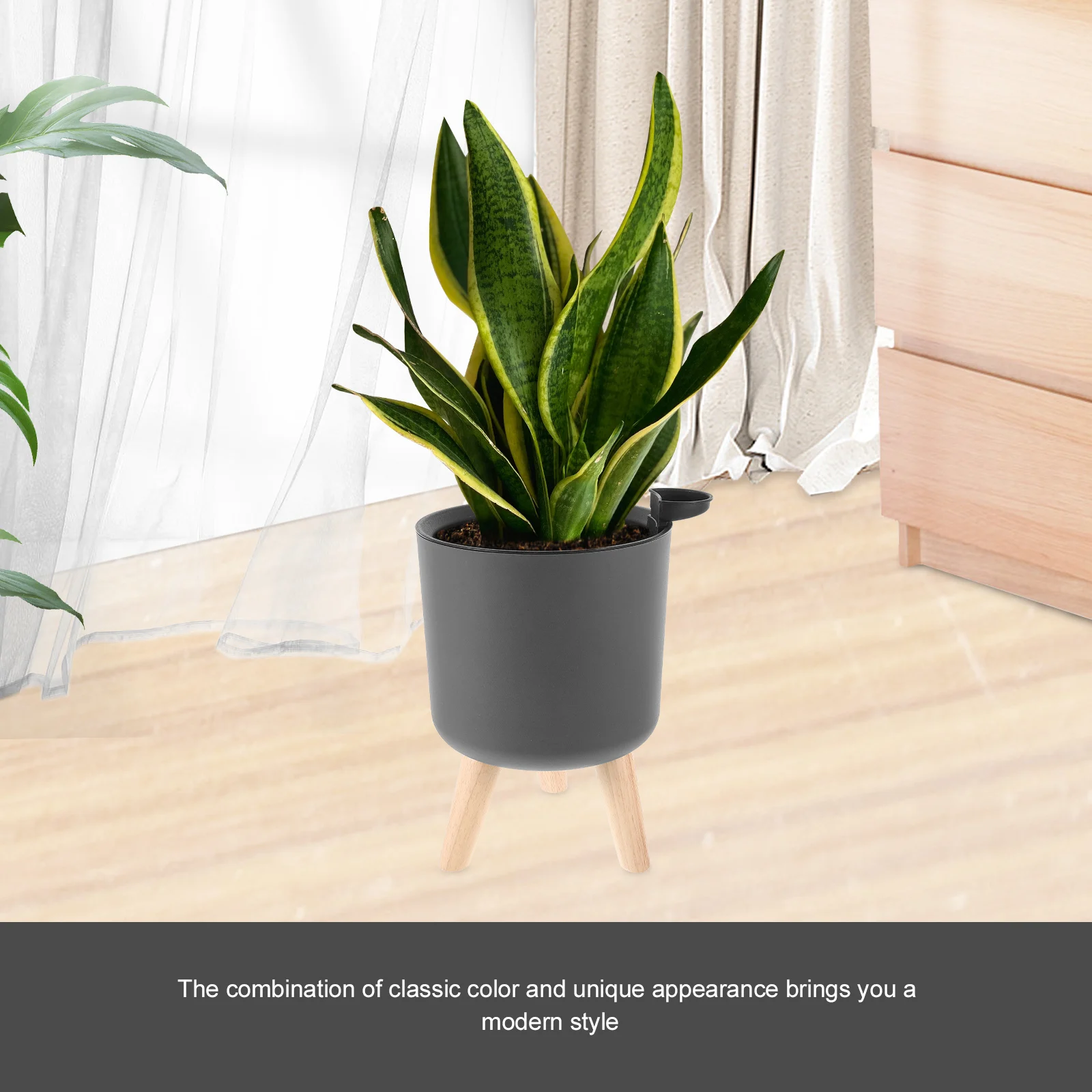 Self Watering Flower Pot 170# Grey St drainage planter indoor plants Lazy Automatic Plastic Container Bedroom Living Room
Self Watering Flower Pot 170# Grey St drainage planter indoor plants Lazy Automatic Plastic Container Bedroom Living Room