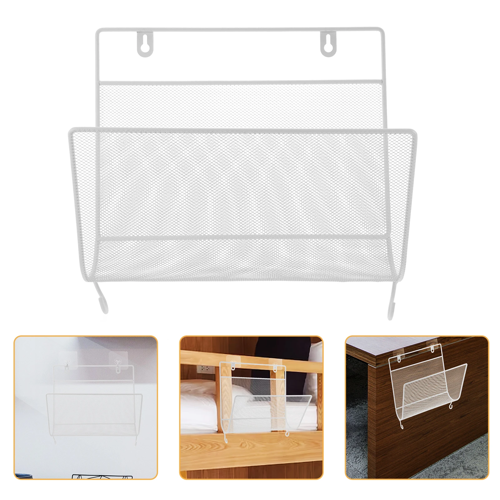 White Wall Mounted Shelves Metal Storage Rack Hanging Bookshelf Magazine ganizer Living Room Office Space Saver Iron Book Rack
White Wall Mounted Shelves Metal Storage Rack Hanging Bookshelf Magazine ganizer Living Room Office Space Saver Iron Book Rack