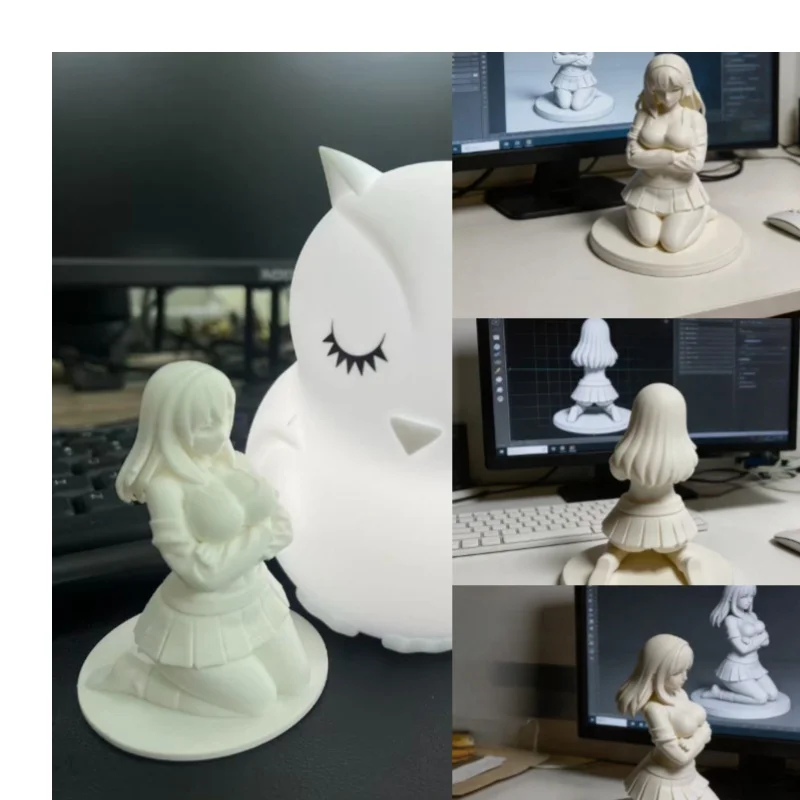 3D Printed Pleated Skirt Kneeling Girl , Desktop Ornament, Creative Home Decor for Bedroom, Gift for Otaku & Handicraft Lovers
3D Printed Pleated Skirt Kneeling Girl , Desktop Ornament, Creative Home Decor for Bedroom, Gift for Otaku & Handicraft Lovers