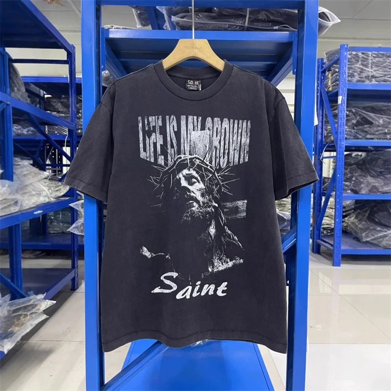 My Belief Saint Washed Black T Shirt Men Women Best Quality Oversize T-shirt Top Tees
My Belief Saint Washed Black T Shirt Men Women Best Quality Oversize T-shirt Top Tees