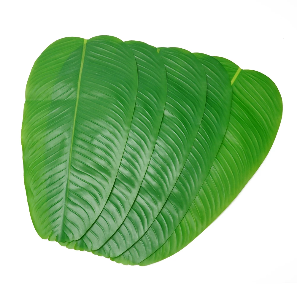 5PCS Large Artificial Bananas Leaves Faux Tropical Leaf For Hawaiian Luau Party Desktop Decorative Food Drink Placemats Ornament
5PCS Large Artificial Bananas Leaves Faux Tropical Leaf For Hawaiian Luau Party Desktop Decorative Food Drink Placemats Ornament
