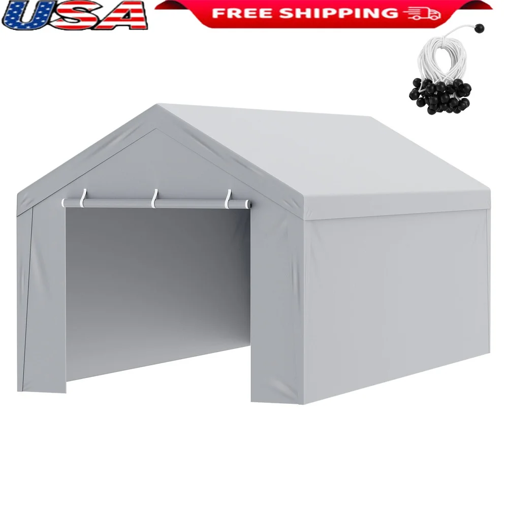 Durable 10x20ft Carport Canopy Replacement Tent Cover Waterproof UV Resistant Easy Install Garage Side Walls
Durable 10x20ft Carport Canopy Replacement Tent Cover Waterproof UV Resistant Easy Install Garage Side Walls