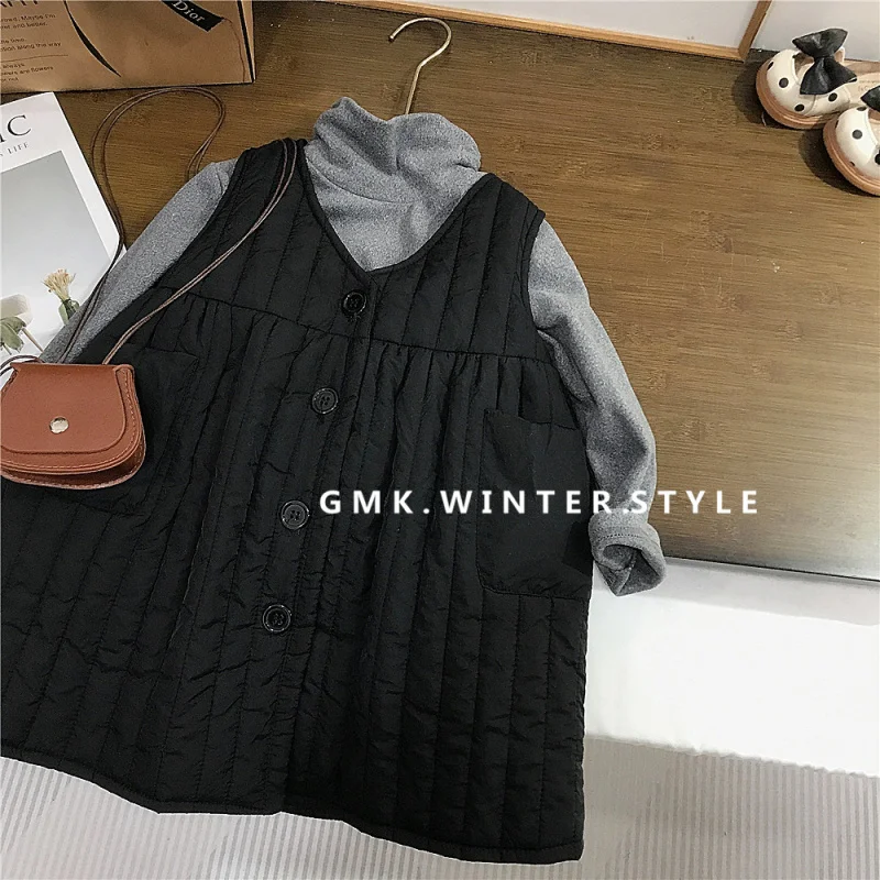 Girls' Quilted Dress New Winter Fashionable Warm Versatile Vest Dress for Children Stylish Cotton Dress for Girls
Girls' Quilted Dress New Winter Fashionable Warm Versatile Vest Dress for Children Stylish Cotton Dress for Girls