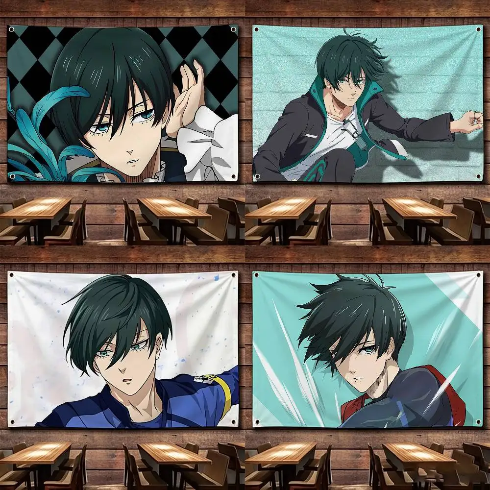 Rin Itoshi BLUE LO-CK Flags Wall Hanging Tapestry Outdoor Garage Room Decorative flag Background Blanket
Rin Itoshi BLUE LO-CK Flags Wall Hanging Tapestry Outdoor Garage Room Decorative flag Background Blanket