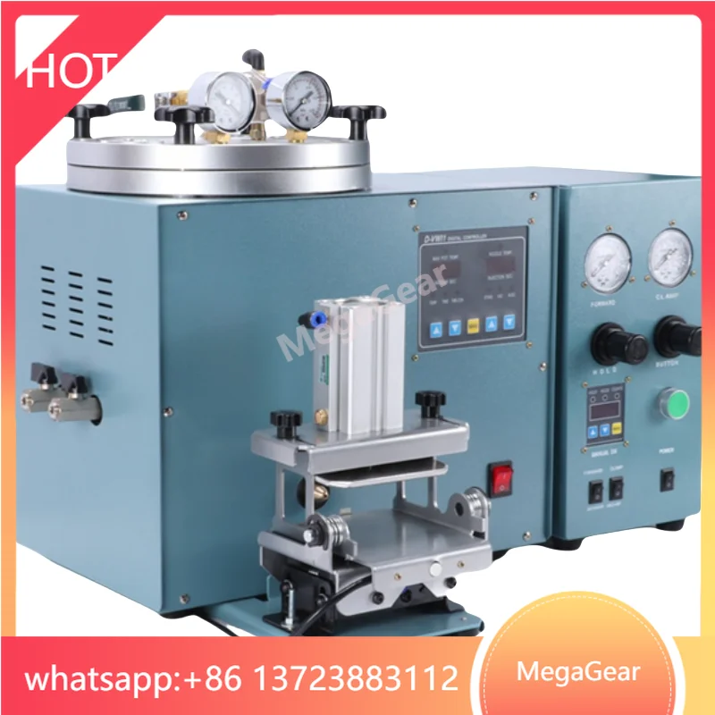 Digital Display Jewelry Jadeite Gem Wax Mold Making Tool Vacuum Injector Machine