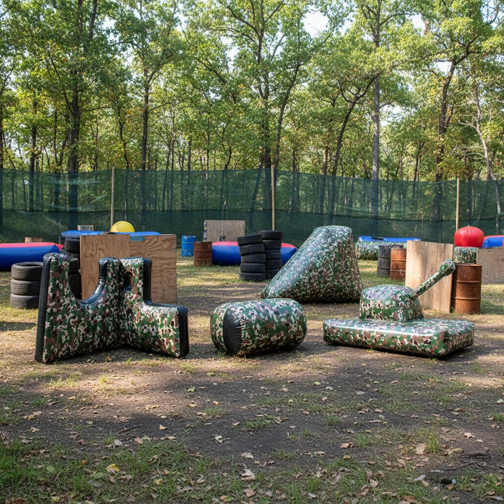 Camouflage Paintball Equipment Air CS Nerfarchery Bunkers Enclousrue Inflatable Obstacles for Laser Tag
Camouflage Paintball Equipment Air CS Nerfarchery Bunkers Enclousrue Inflatable Obstacles for Laser Tag