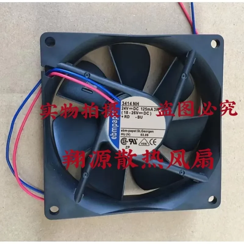 Genuine TYP 3414NH 24V 3W 3414 NM Fan for ebmpapst 92 x 92 x 25 mm Original German Import
Genuine TYP 3414NH 24V 3W 3414 NM Fan for ebmpapst 92 x 92 x 25 mm Original German Import