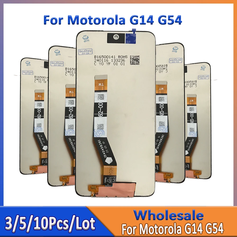 Wholesale Lot 3/5/10 For Moto G14 LCD Screen Touch Assembly Compatible With For Motorola G54 Touch Display Mobile Phone Repair
Wholesale Lot 3/5/10 For Moto G14 LCD Screen Touch Assembly Compatible With For Motorola G54 Touch Display Mobile Phone Repair