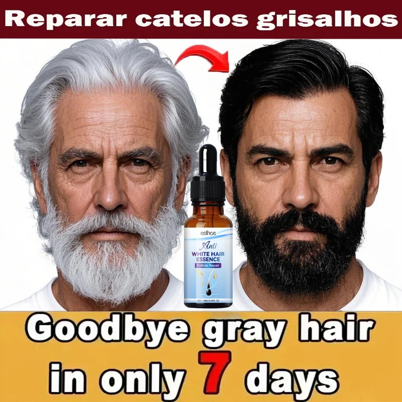 White To Black Gray White Hair Serum Natural Color Repair Nourishessence Anti-gray Care For Men Women
White To Black Gray White Hair Serum Natural Color Repair Nourishessence Anti-gray Care For Men Women