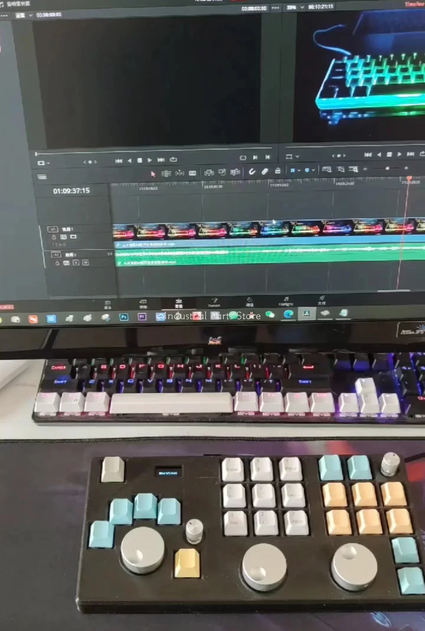 Best Seller First Clip Keyboard, Da Vinci Console, Pr Clip, PS Retouching, Knobs And Keyboard Keys + Knobs Are All Function Cust
Best Seller First Clip Keyboard, Da Vinci Console, Pr Clip, PS Retouching, Knobs And Keyboard Keys + Knobs Are All Function Cust