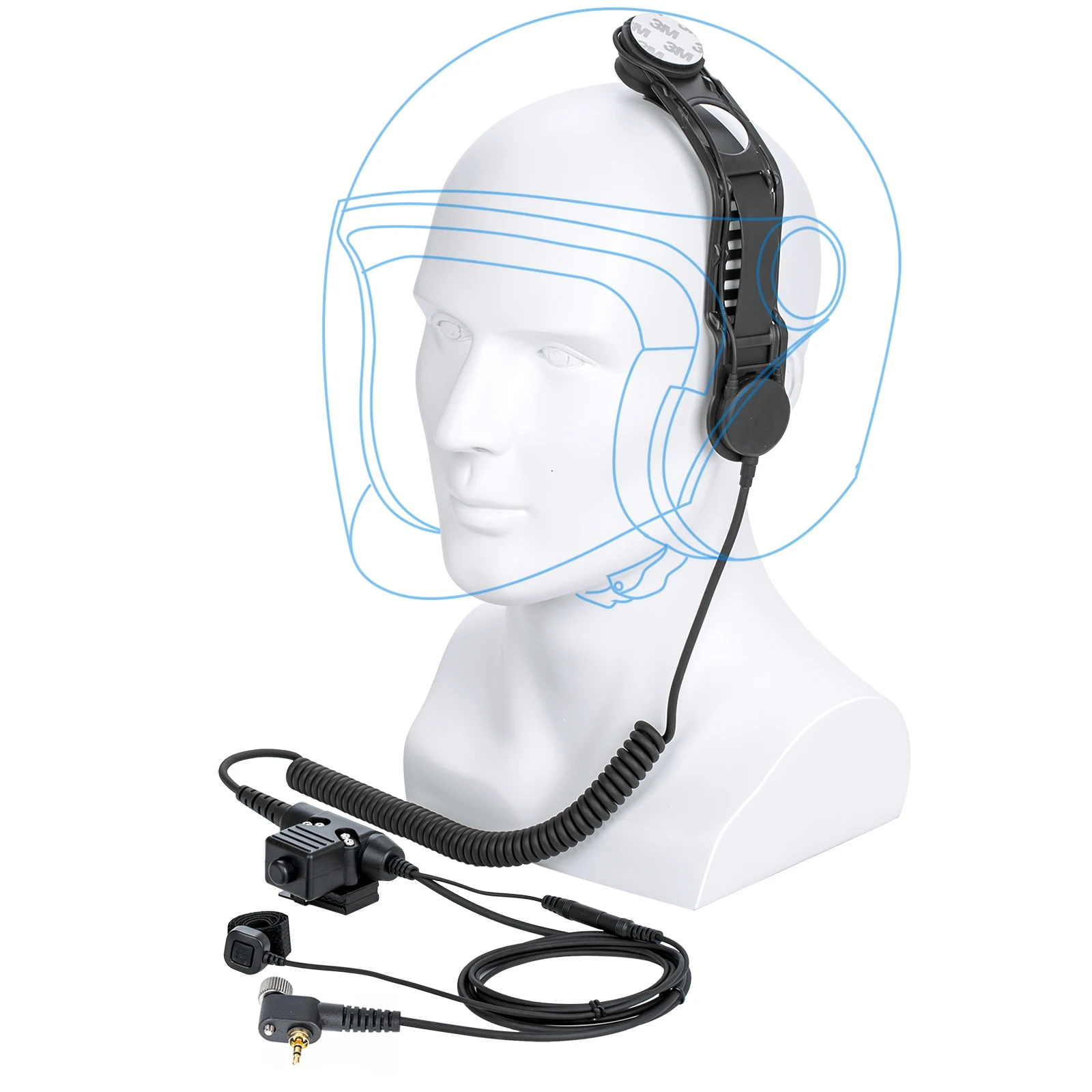 Motorcycle Bike Fighting Helmet Bone Conduction walkie talkie Headset with Finger Microphone and U94 PTT for MOTOROLA MTP850
Motorcycle Bike Fighting Helmet Bone Conduction walkie talkie Headset with Finger Microphone and U94 PTT for MOTOROLA MTP850