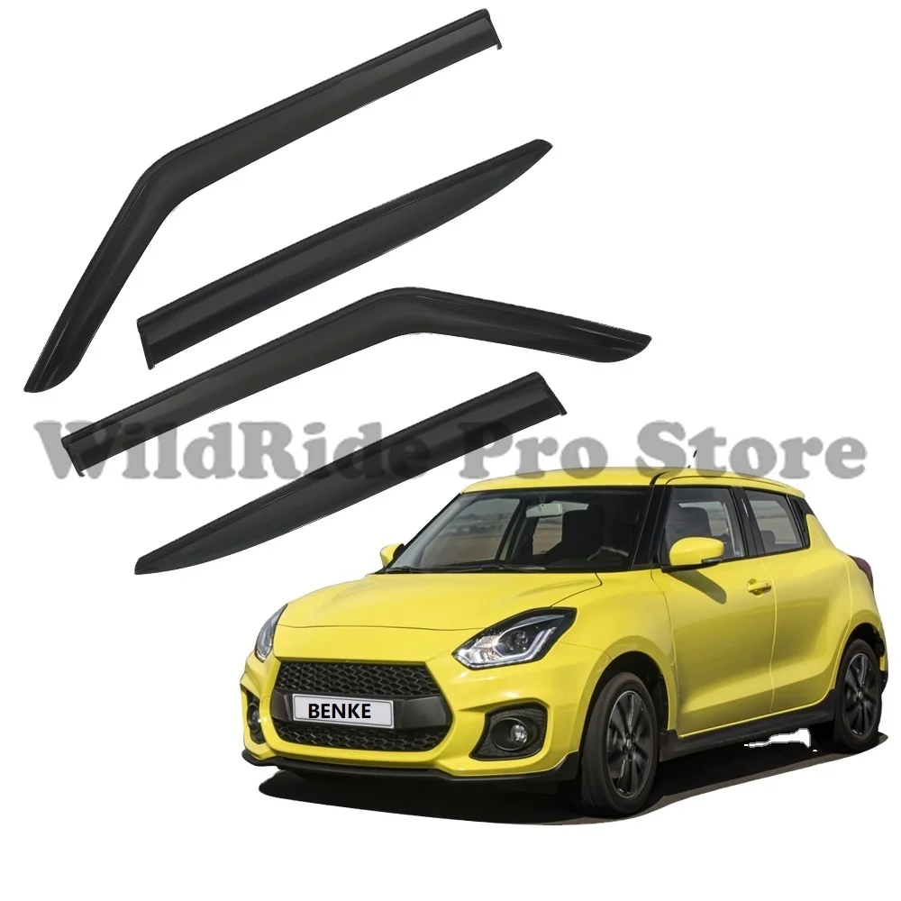 1 set 3D Dark Smoked Window Visor Rain Sun Guard Compatible with SUZUKI SWIFT 2018 2022 Wind Deflector 
1 set 3D Dark Smoked Window Visor Rain Sun Guard Compatible with SUZUKI SWIFT 2018 2022 Wind Deflector