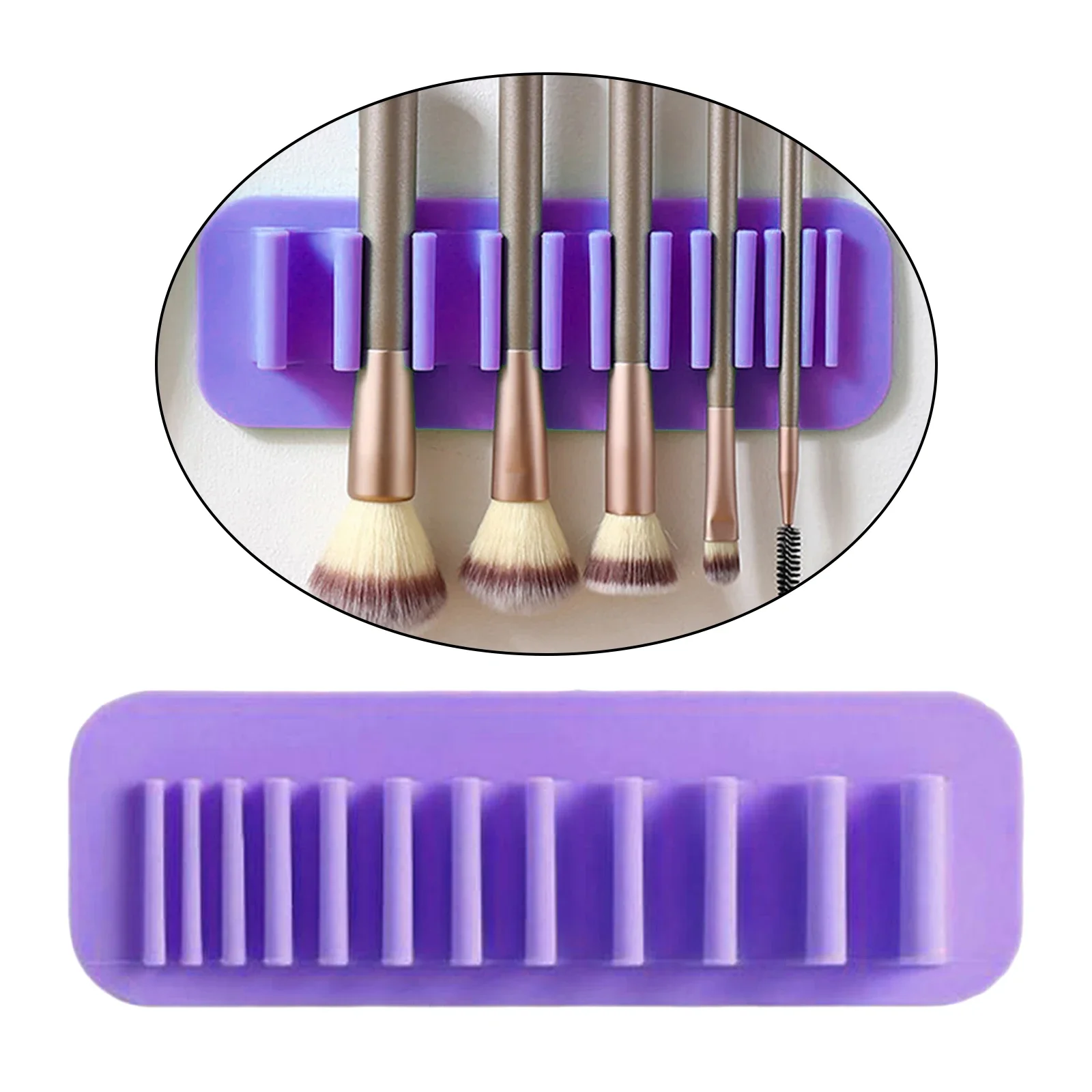 Silicone Wall Mount Makeup Brush Holder Storage Stand Hanger Case Organizer Thin Paint Brush Drying Art Rack Suction Cup
Silicone Wall Mount Makeup Brush Holder Storage Stand Hanger Case Organizer Thin Paint Brush Drying Art Rack Suction Cup