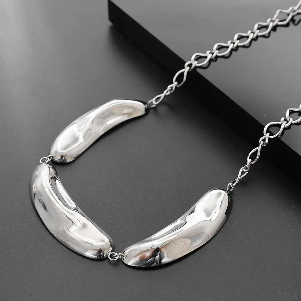 JOVO LOVE Vintage Style Three Long Beans Pods Stainless Steel Collarbone Necklace for Woman Twisted Chain Rust Resistant Jewelry
JOVO LOVE Vintage Style Three Long Beans Pods Stainless Steel Collarbone Necklace for Woman Twisted Chain Rust Resistant Jewelry