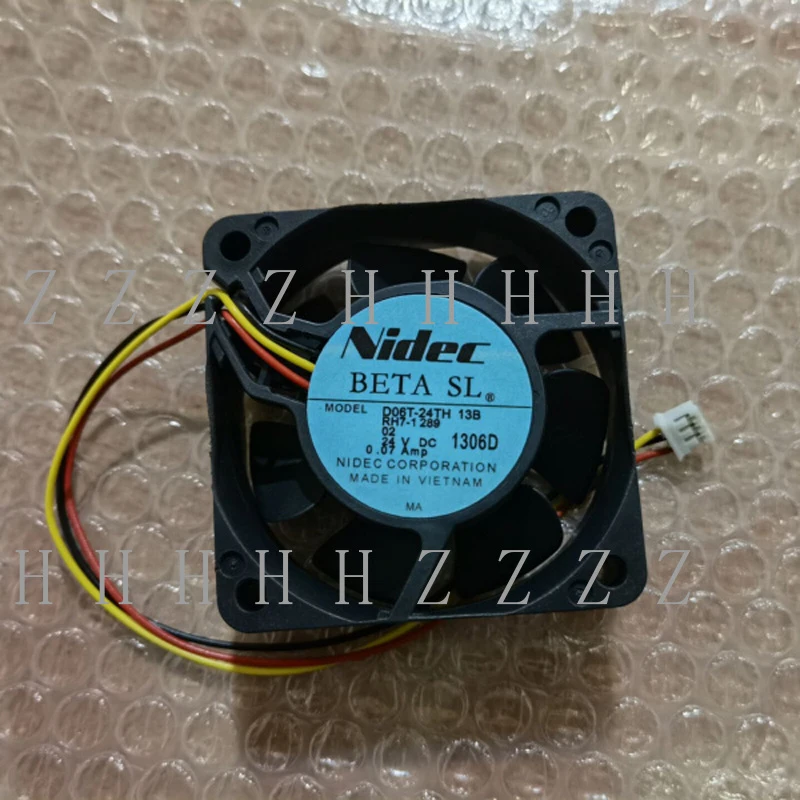 Z 1PC For NIDEC D06T-24TH 13B 24V 0.07A 6025 6CM 3-wire inverter cooling fan #XR
Z 1PC For NIDEC D06T-24TH 13B 24V 0.07A 6025 6CM 3-wire inverter cooling fan #XR