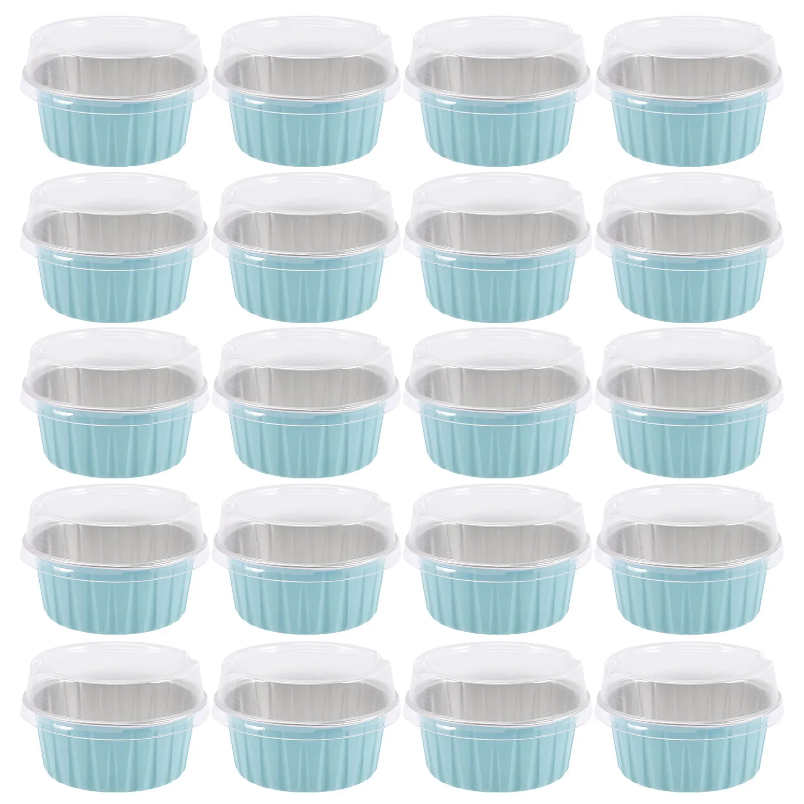50pcs 125ml Round Aluminum Foil Baking Cups Cake Muffin Dessert Liners Even Baking Safe Healthy Kitchen
50pcs 125ml Round Aluminum Foil Baking Cups Cake Muffin Dessert Liners Even Baking Safe Healthy Kitchen
