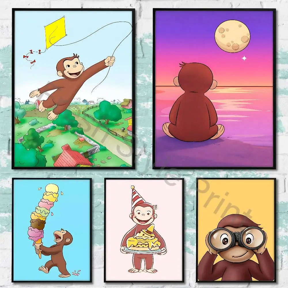 Monkey C-Curious Cute G-George Anime Wall Art Canvas Painting Poster For Living Room Home Decor Decoration Picture
Monkey C-Curious Cute G-George Anime Wall Art Canvas Painting Poster For Living Room Home Decor Decoration Picture