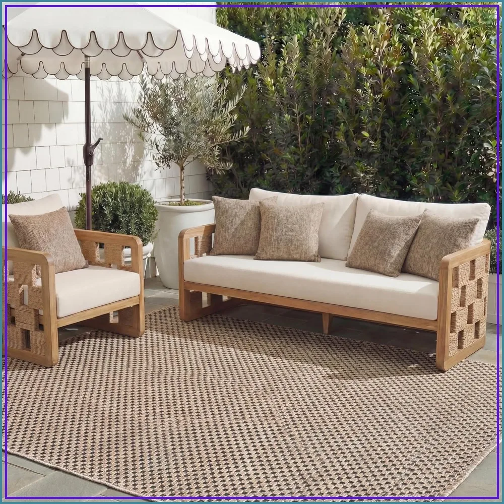 Washable Outdoor Rug 8'x10' - Non-Shedding, Easy Cleaning for Patio, Backyard, Mudroom, Dining Space
Washable Outdoor Rug 8'x10' - Non-Shedding, Easy Cleaning for Patio, Backyard, Mudroom, Dining Space
