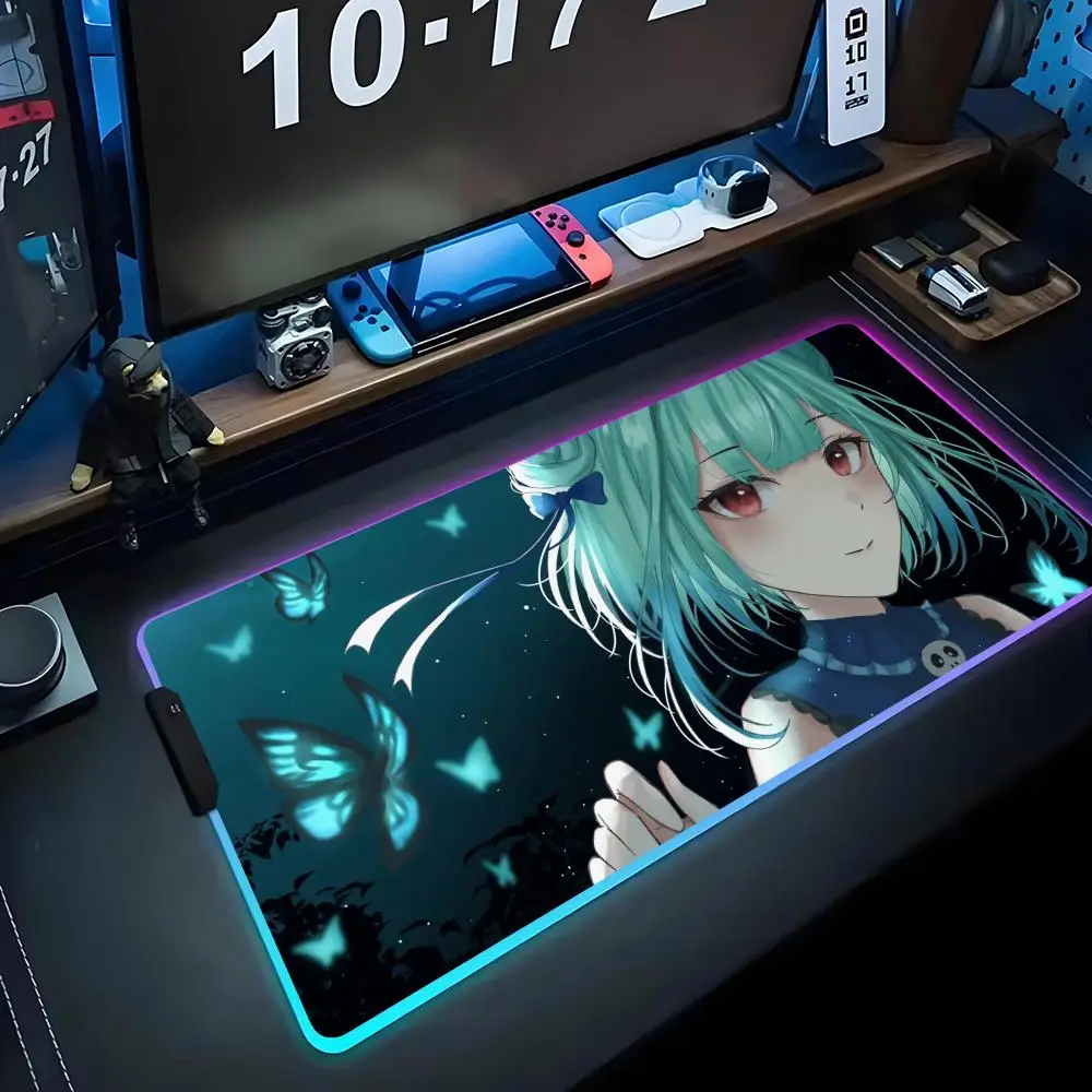 uruha Rushia Коврик для мыши RGB Игровой коврик для мыши Большой светодиодный коврик для ПК Настольный коврик Светящийся коврик для мыши Большие коврики для клавиатуры Настольный коврик с подсветкой
uruha Rushia Коврик для мыши RGB Игровой коврик для мыши Большой светодиодный коврик для ПК Настольный коврик Светящийся коврик для мыши Большие коврики для клавиатуры Настольный коврик с подсветкой