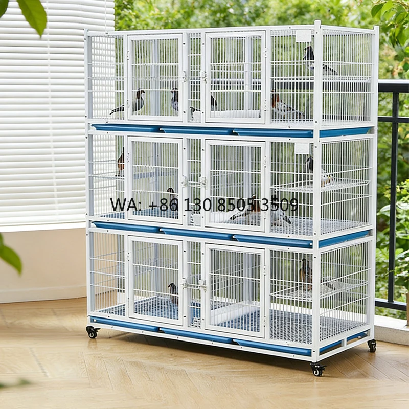 Racing Pigeon Cage Pigeon Breeding Cage Snap Button Factory Custom High Quality Layers Metal Iron Wire Galvanized Pipe Cage
Racing Pigeon Cage Pigeon Breeding Cage Snap Button Factory Custom High Quality Layers Metal Iron Wire Galvanized Pipe Cage
