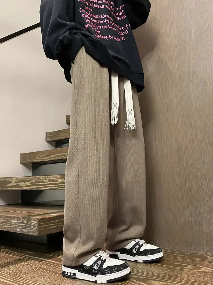 Мужские повседневные брюки American Sle, весенне-осенние, свободные, с широкими штанинами, на шнурке, прямые, для подростков
Мужские повседневные брюки American Sle, весенне-осенние, свободные, с широкими штанинами, на шнурке, прямые, для подростков