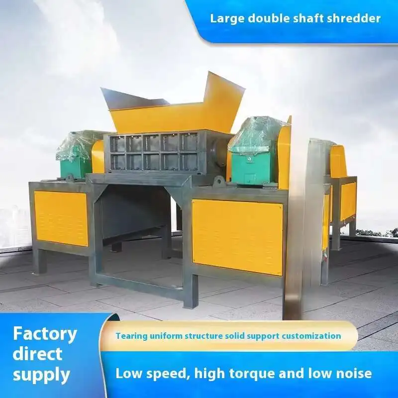 Wood, Plastic, Iron Drums, Scrap Metal Shredder, Tire Industrial Crusher Large Scale Dual Axis Shredder Manufacturer For Garbage
Wood, Plastic, Iron Drums, Scrap Metal Shredder, Tire Industrial Crusher Large Scale Dual Axis Shredder Manufacturer For Garbage