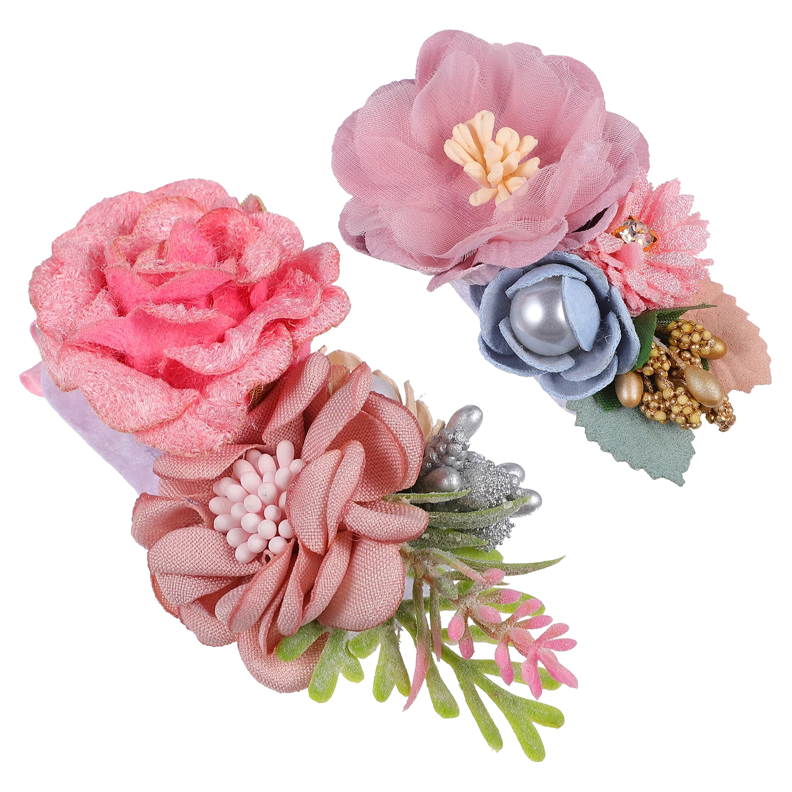 2pcs Fabric-Wrapped Bright Floral Barrettes Girl Accessories For Birthday Party Child Headwear Hair Clamps All-Match Flower Hair 
2pcs Fabric-Wrapped Bright Floral Barrettes Girl Accessories For Birthday Party Child Headwear Hair Clamps All-Match Flower Hair