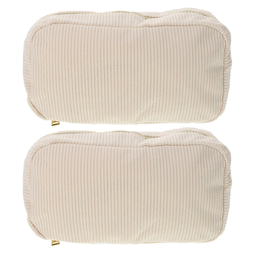 2Pcs Travel Makeup Pouch Large Capacity Corduroy Bag Multi-Functional Toiletry Pouch for Women Portable Vanity
2Pcs Travel Makeup Pouch Large Capacity Corduroy Bag Multi-Functional Toiletry Pouch for Women Portable Vanity